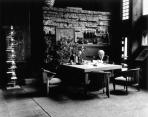 Frank Lloyd Wright in His Workroom at Taliesin, Spring Green, WI, 1956